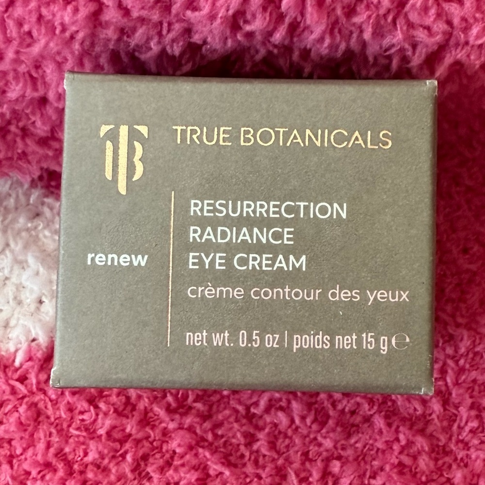 New - True Botanicals Resurrection Radiance Eye Cream
